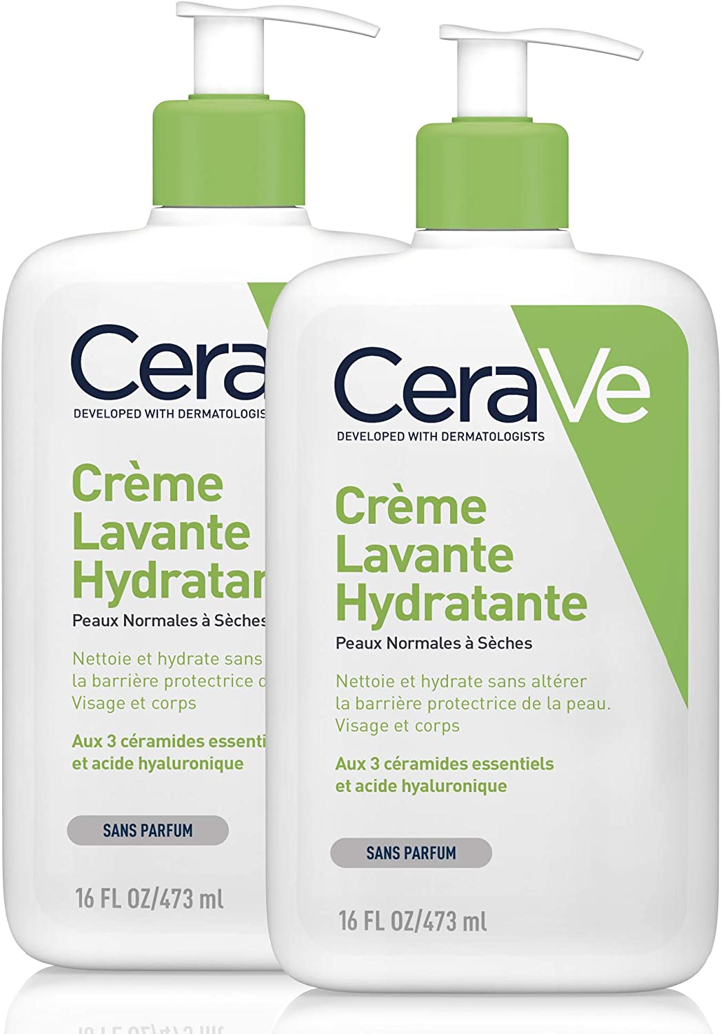 nettoyant visage CeraVe Crème Lavante Hydratante soin de la peau Cerave Avène La Roche-Posay Bioderma Nuxe