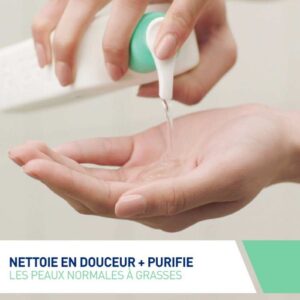 Cerave Gel Nettoyant Visage pour peaux normales à grasses nettoyant visage CeraVe Crème Lavante Hydratante soin de la peau Cerave Avène La Roche-Posay Bioderma Nuxe